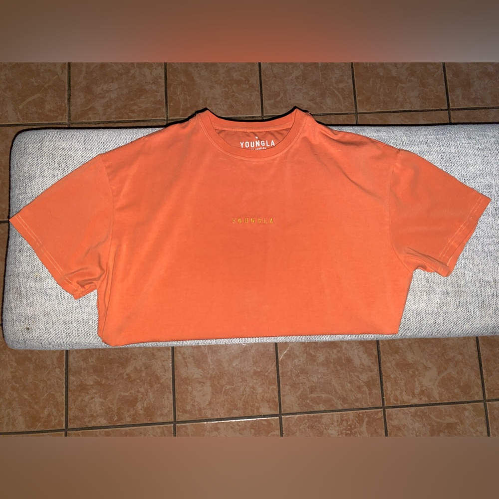 Youngla orange baggy shirt